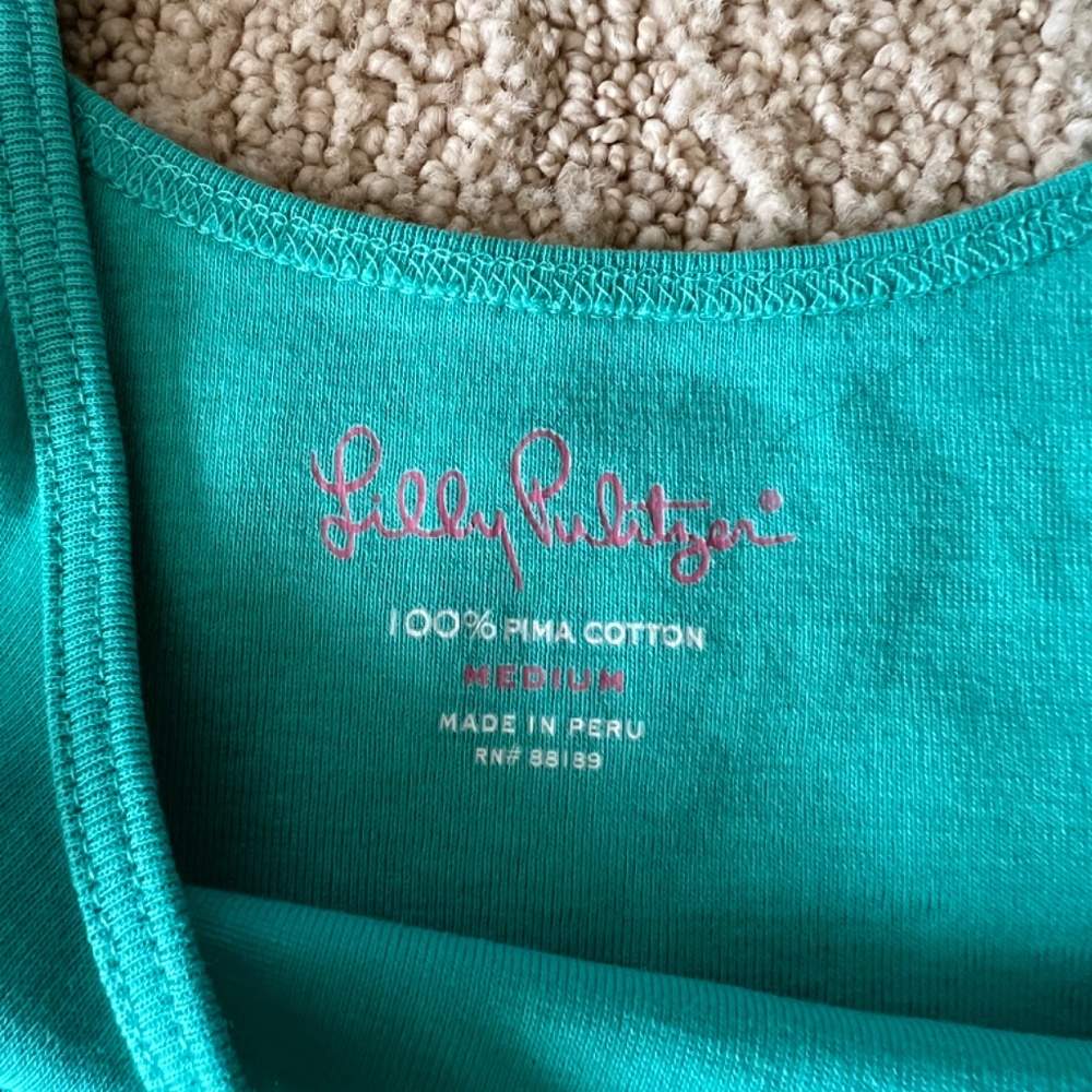 Lilly Pulitzer Tank Top Size Medium